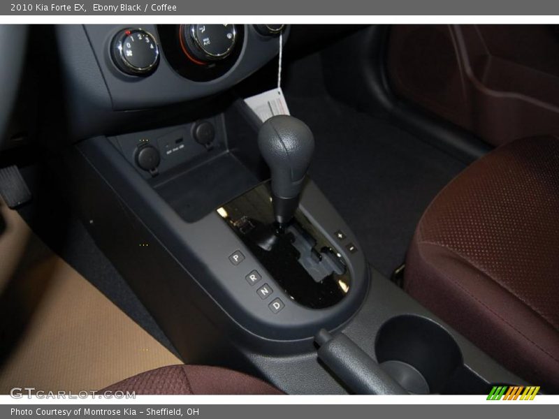Ebony Black / Coffee 2010 Kia Forte EX