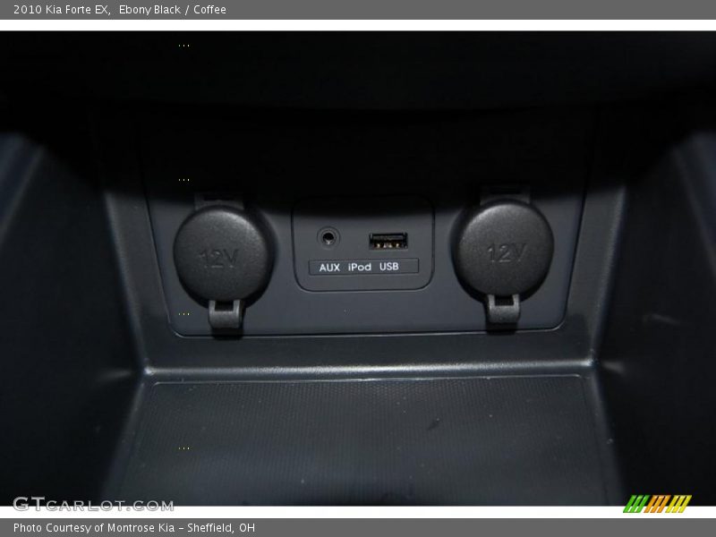 Ebony Black / Coffee 2010 Kia Forte EX