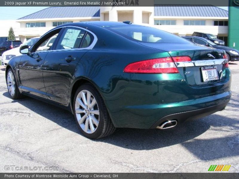 Emerald Fire Metallic / Ivory/Oyster 2009 Jaguar XF Premium Luxury