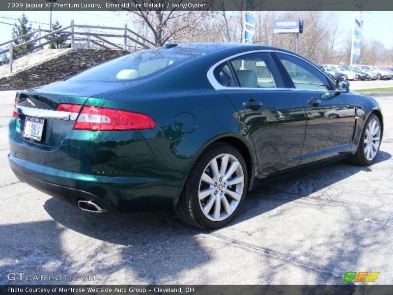 Emerald Fire Metallic / Ivory/Oyster 2009 Jaguar XF Premium Luxury