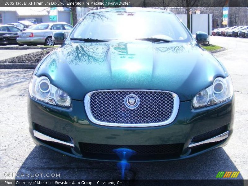 Emerald Fire Metallic / Ivory/Oyster 2009 Jaguar XF Premium Luxury