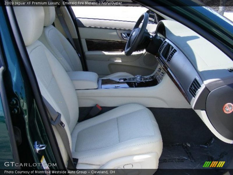Emerald Fire Metallic / Ivory/Oyster 2009 Jaguar XF Premium Luxury