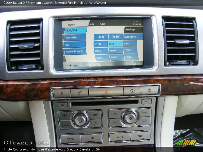 Emerald Fire Metallic / Ivory/Oyster 2009 Jaguar XF Premium Luxury