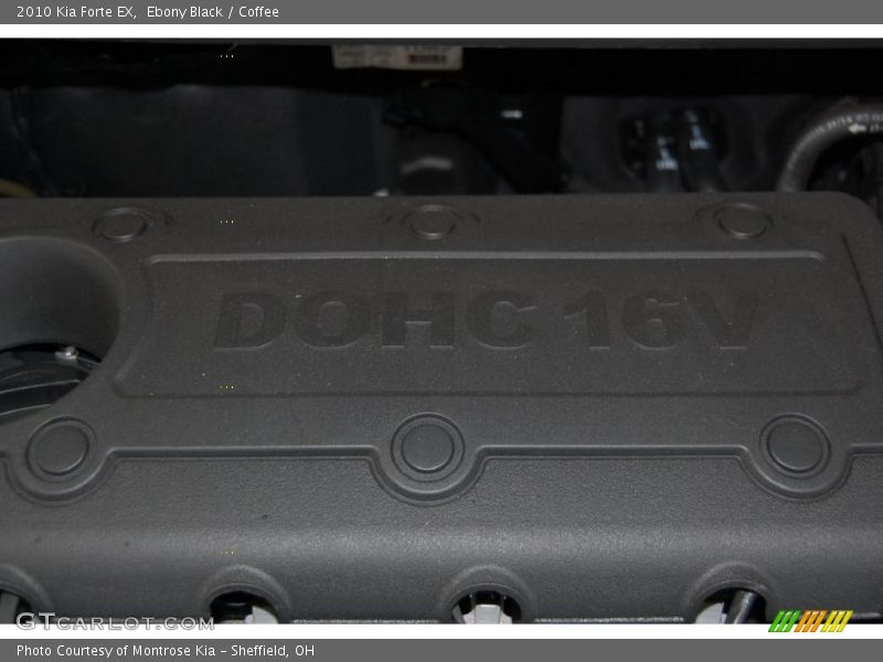 Ebony Black / Coffee 2010 Kia Forte EX