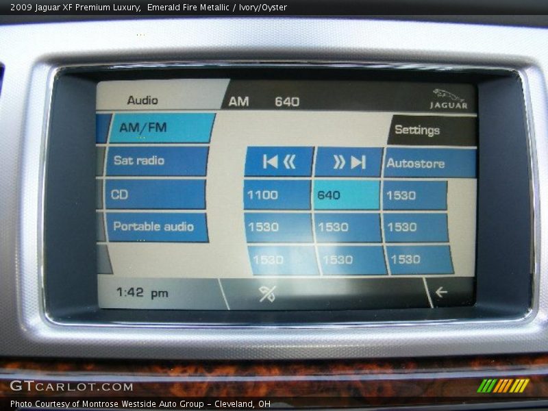 Emerald Fire Metallic / Ivory/Oyster 2009 Jaguar XF Premium Luxury