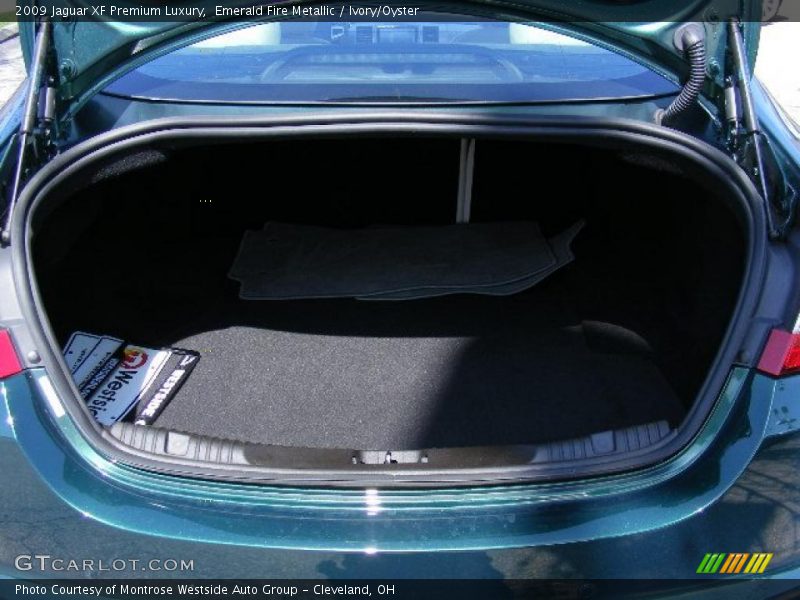Emerald Fire Metallic / Ivory/Oyster 2009 Jaguar XF Premium Luxury