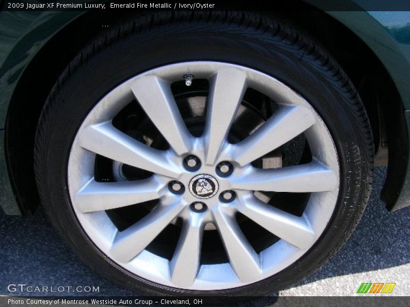 Emerald Fire Metallic / Ivory/Oyster 2009 Jaguar XF Premium Luxury