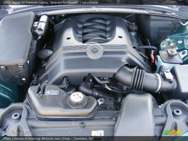 Emerald Fire Metallic / Ivory/Oyster 2009 Jaguar XF Premium Luxury