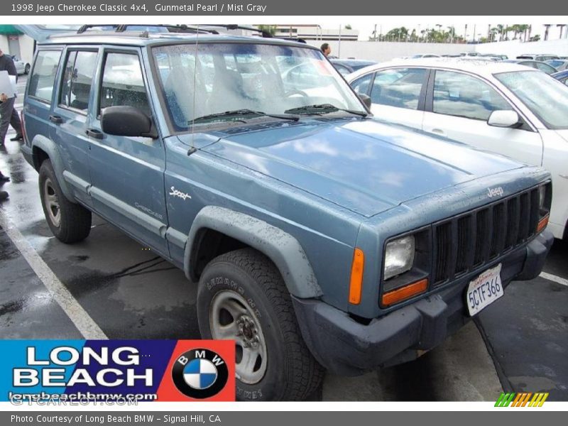 Gunmetal Pearl / Mist Gray 1998 Jeep Cherokee Classic 4x4