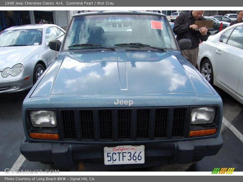 Gunmetal Pearl / Mist Gray 1998 Jeep Cherokee Classic 4x4