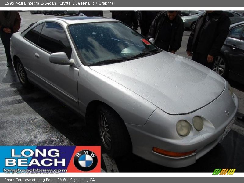 Crystal Blue Metallic / Graphite 1999 Acura Integra LS Sedan