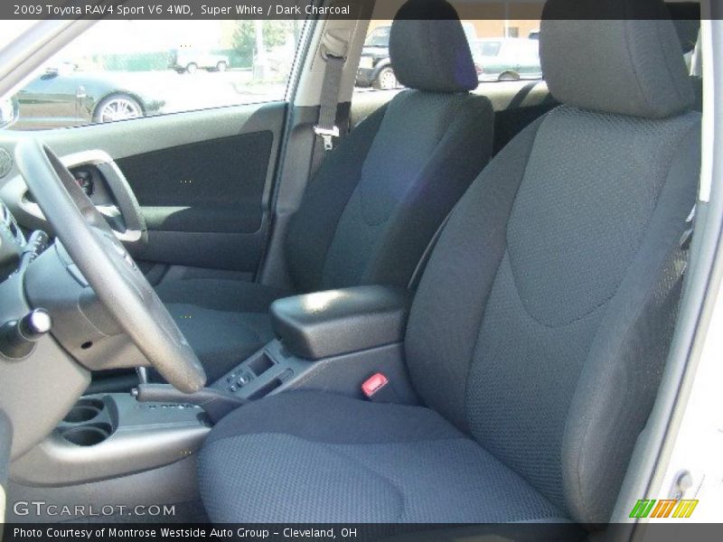 Super White / Dark Charcoal 2009 Toyota RAV4 Sport V6 4WD