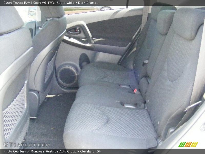 Super White / Dark Charcoal 2009 Toyota RAV4 Sport V6 4WD