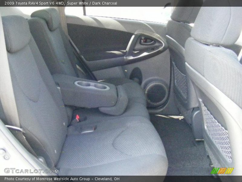 Super White / Dark Charcoal 2009 Toyota RAV4 Sport V6 4WD