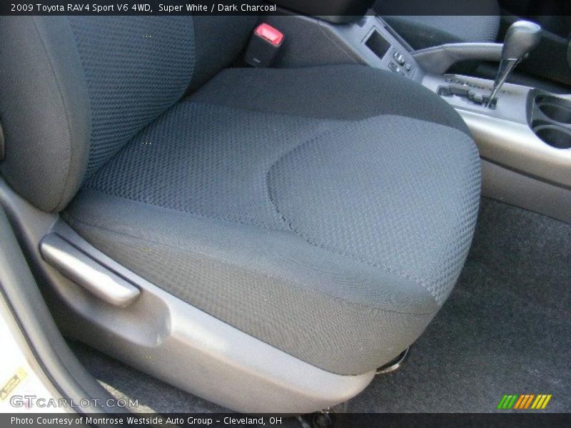 Super White / Dark Charcoal 2009 Toyota RAV4 Sport V6 4WD