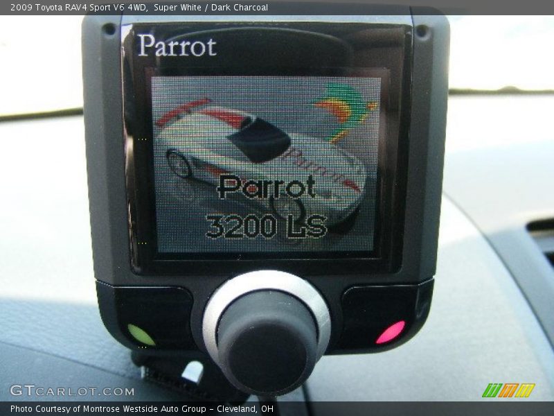 Super White / Dark Charcoal 2009 Toyota RAV4 Sport V6 4WD