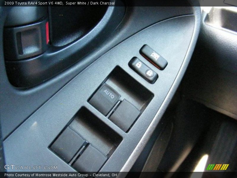 Super White / Dark Charcoal 2009 Toyota RAV4 Sport V6 4WD