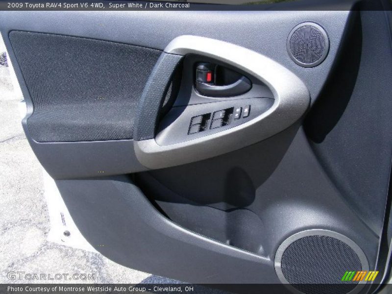Super White / Dark Charcoal 2009 Toyota RAV4 Sport V6 4WD