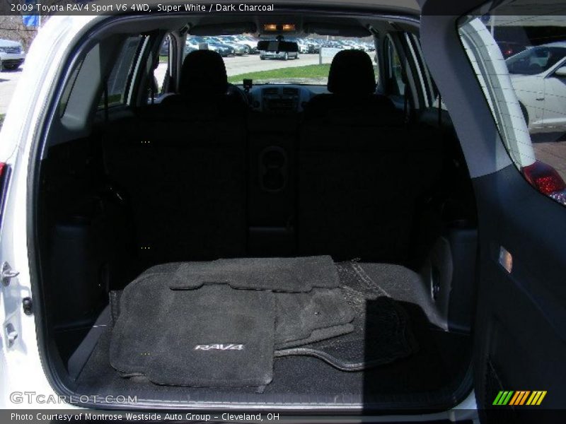 Super White / Dark Charcoal 2009 Toyota RAV4 Sport V6 4WD