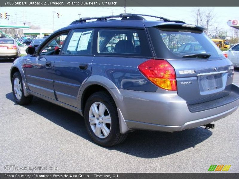 Atlantic Blue Pearl / Off Black 2005 Subaru Outback 2.5i Wagon