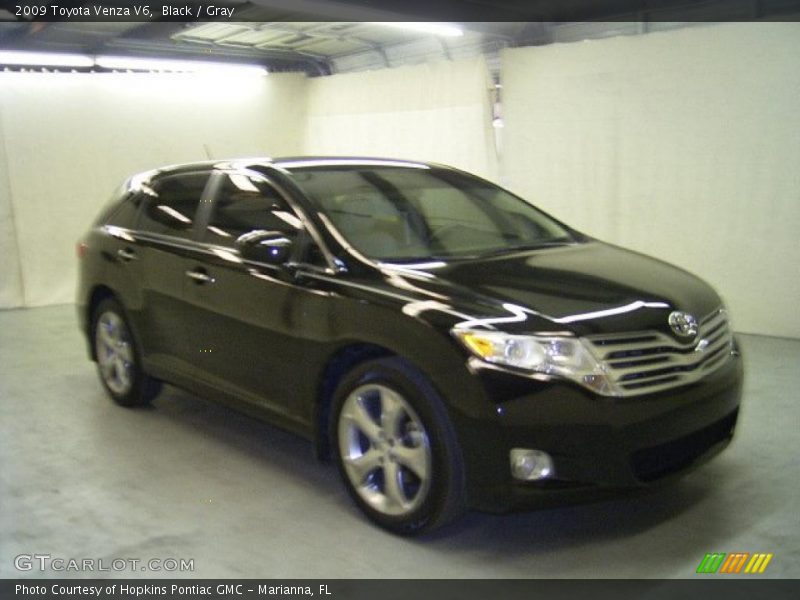 Black / Gray 2009 Toyota Venza V6