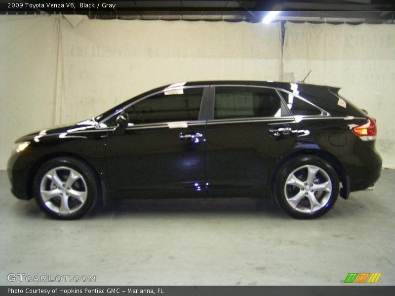 Black / Gray 2009 Toyota Venza V6