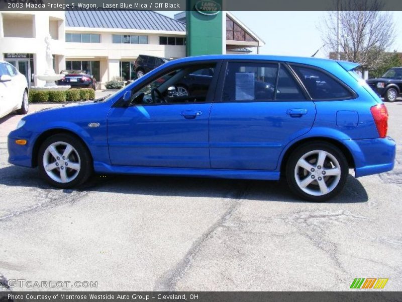 Laser Blue Mica / Off Black 2003 Mazda Protege 5 Wagon
