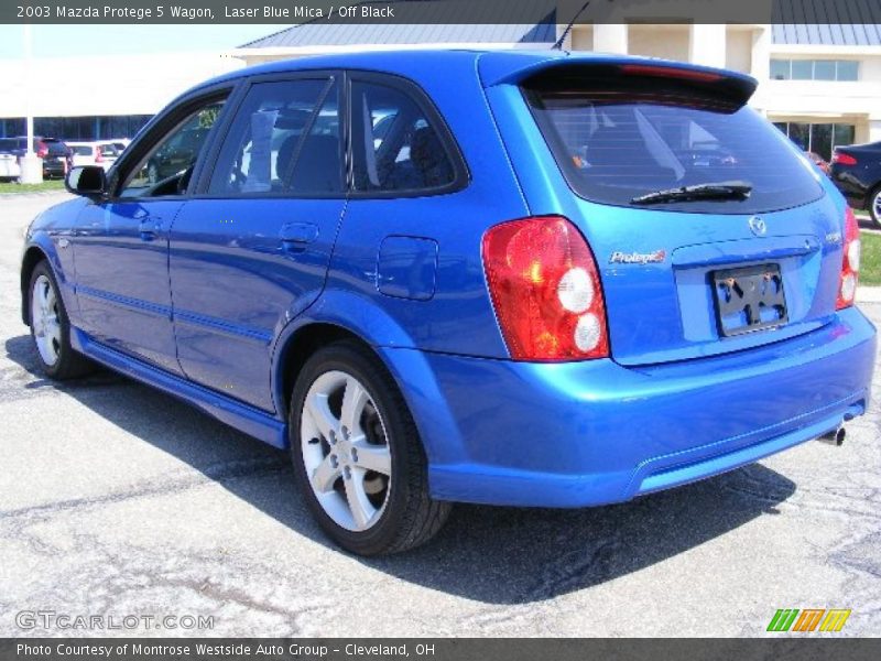 Laser Blue Mica / Off Black 2003 Mazda Protege 5 Wagon