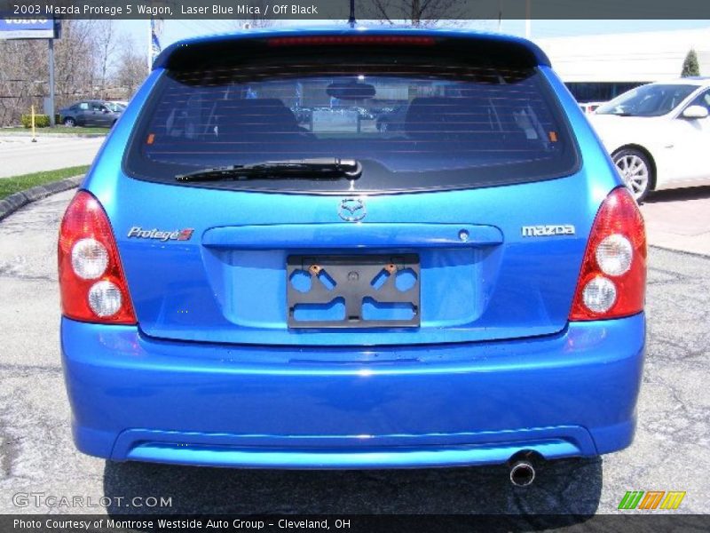 Laser Blue Mica / Off Black 2003 Mazda Protege 5 Wagon