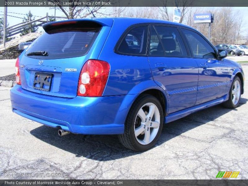 Laser Blue Mica / Off Black 2003 Mazda Protege 5 Wagon