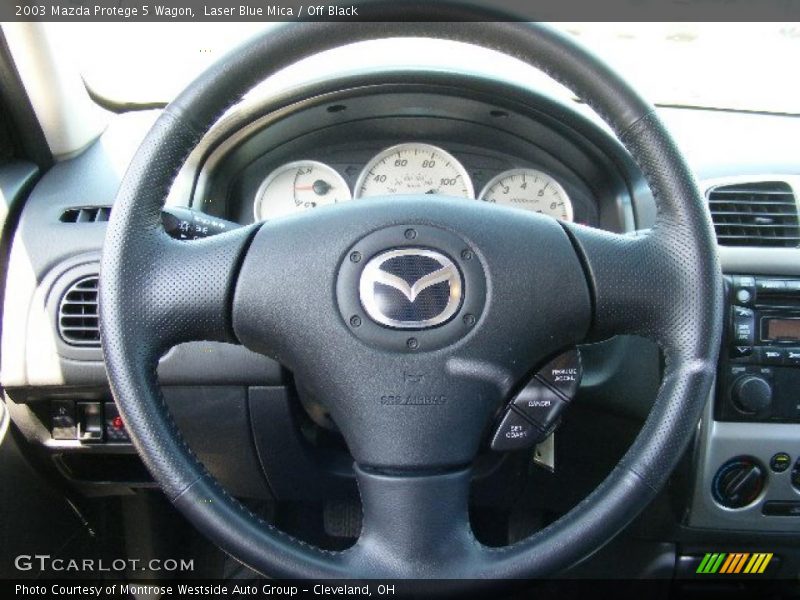 Laser Blue Mica / Off Black 2003 Mazda Protege 5 Wagon
