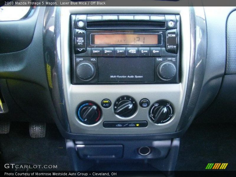 Laser Blue Mica / Off Black 2003 Mazda Protege 5 Wagon