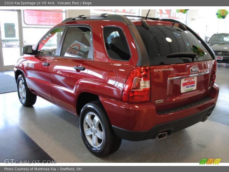 Volcanic Red / Beige 2010 Kia Sportage LX V6 4x4
