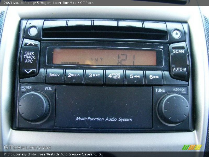 Laser Blue Mica / Off Black 2003 Mazda Protege 5 Wagon