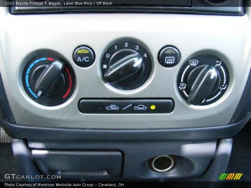 Laser Blue Mica / Off Black 2003 Mazda Protege 5 Wagon