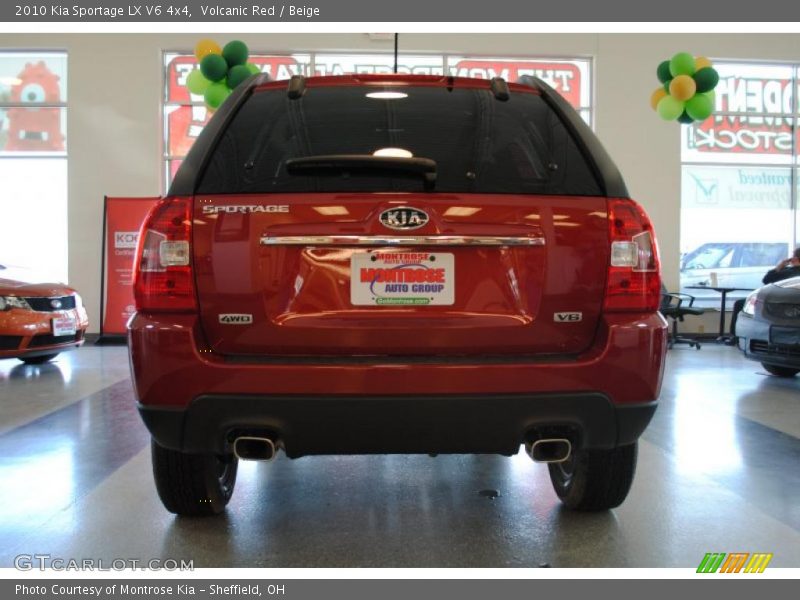 Volcanic Red / Beige 2010 Kia Sportage LX V6 4x4