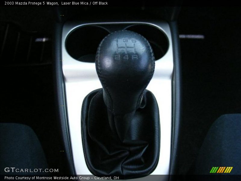 Laser Blue Mica / Off Black 2003 Mazda Protege 5 Wagon