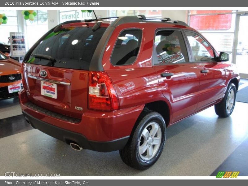 Volcanic Red / Beige 2010 Kia Sportage LX V6 4x4