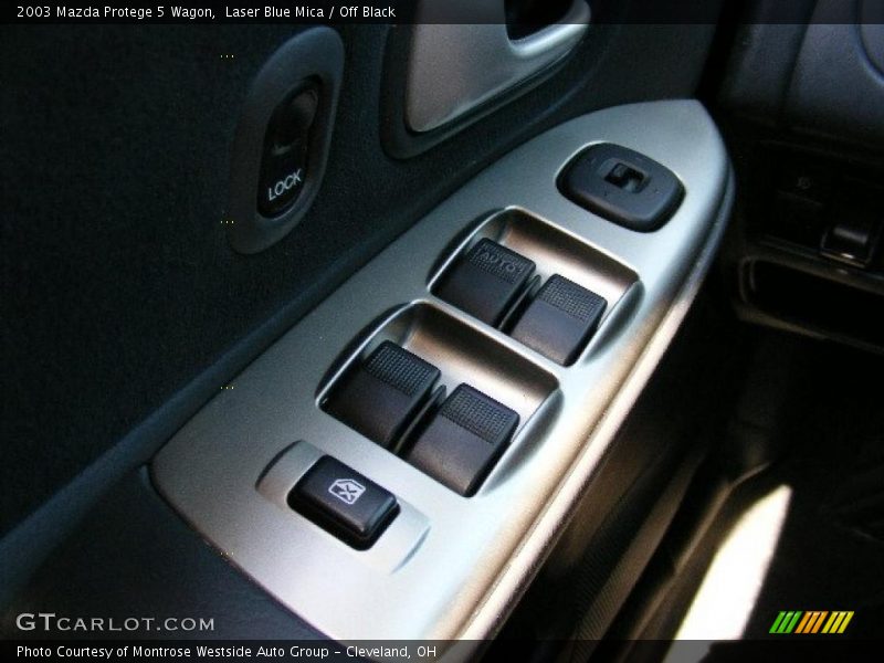 Laser Blue Mica / Off Black 2003 Mazda Protege 5 Wagon