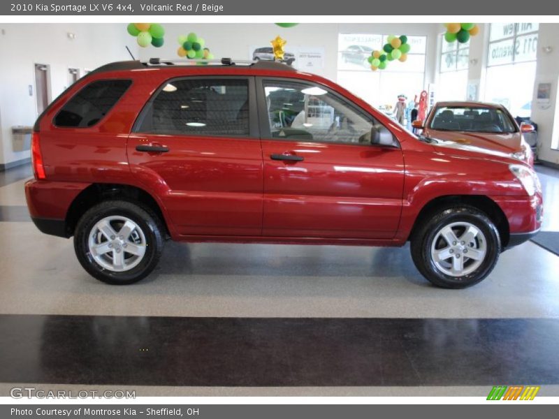 Volcanic Red / Beige 2010 Kia Sportage LX V6 4x4