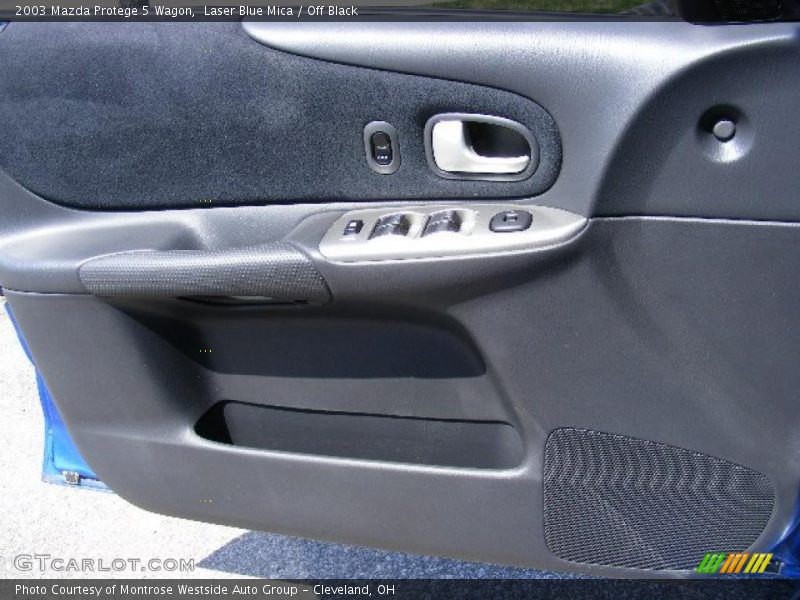 Laser Blue Mica / Off Black 2003 Mazda Protege 5 Wagon