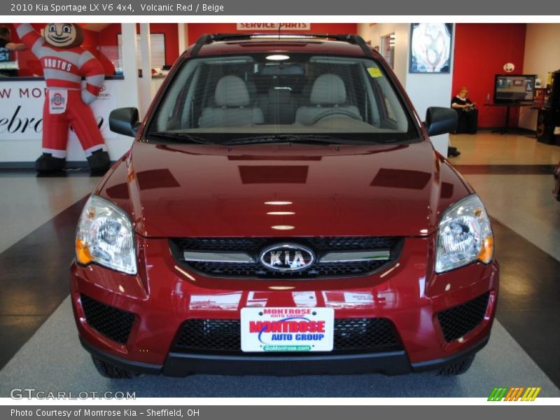 Volcanic Red / Beige 2010 Kia Sportage LX V6 4x4