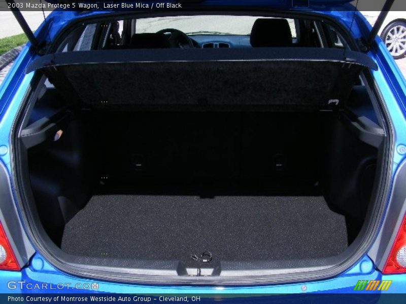 Laser Blue Mica / Off Black 2003 Mazda Protege 5 Wagon