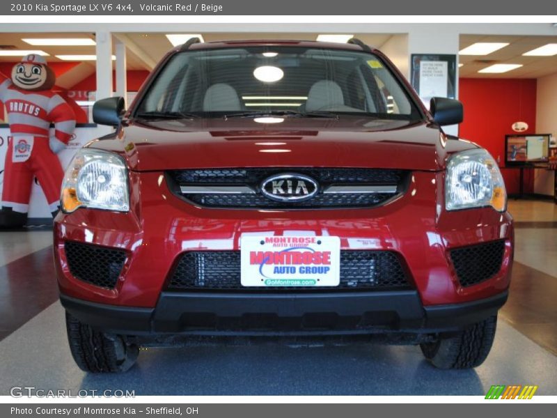 Volcanic Red / Beige 2010 Kia Sportage LX V6 4x4
