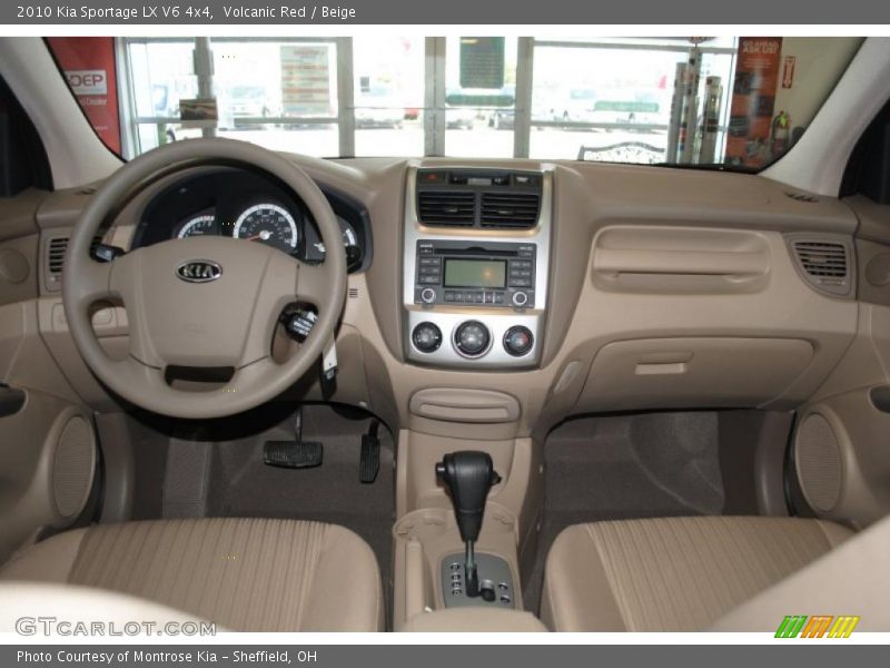 Volcanic Red / Beige 2010 Kia Sportage LX V6 4x4