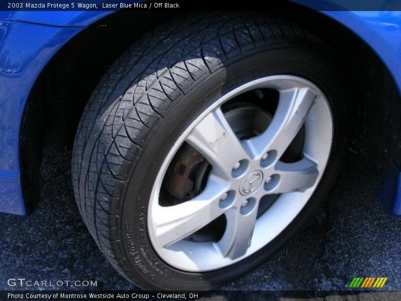 Laser Blue Mica / Off Black 2003 Mazda Protege 5 Wagon