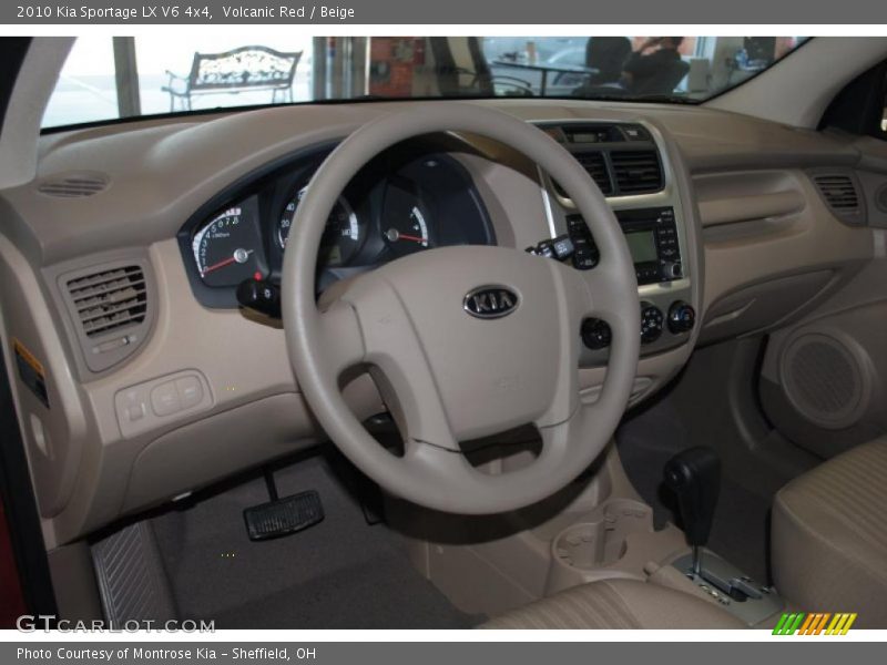 Volcanic Red / Beige 2010 Kia Sportage LX V6 4x4