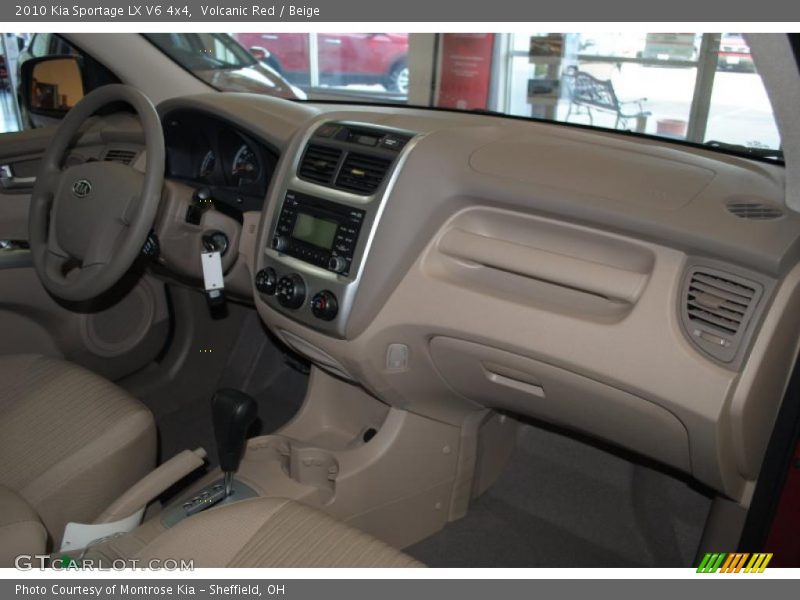 Volcanic Red / Beige 2010 Kia Sportage LX V6 4x4