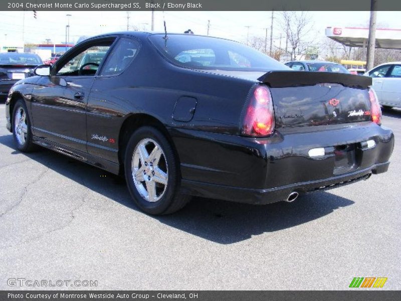 Black / Ebony Black 2004 Chevrolet Monte Carlo Supercharged SS