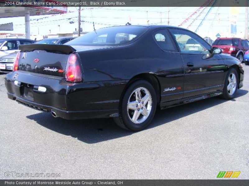 Black / Ebony Black 2004 Chevrolet Monte Carlo Supercharged SS